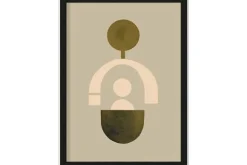 Schilderijen-Urban Cotton Art Print 2 Beige Forma