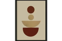 New Art Print 1 Red Forma Schilderijen