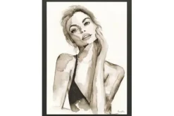 Best Art Print A Womans Face Schilderijen