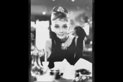 Schilderijen-Luxe Framing Art Art Print Audrey Hepburn Zwart-wit AAE178