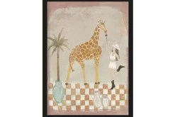 Schilderijen-Urban Cotton Art Print Feeding Rose