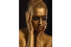 Schilderijen-Luxe Framing Art Art Print Gouden Vrouw FEM-056