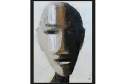 Schilderijen-Urban Cotton Art print Head