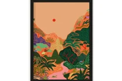 Schilderijen-Urban Cotton Art Print Hidden Paradise