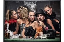 Online Art Print Pokerface POKER-074 Schilderijen