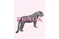 Schilderijen-Luxe Framing Art Art Print Prada Lichtroze FA-277