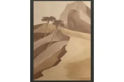 Schilderijen-Urban Cotton Art Print Rocky Palm