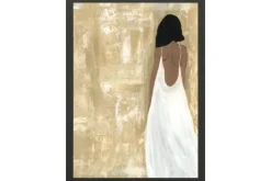 Schilderijen-Urban Cotton Art Print She Opened Her Heart