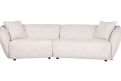 Ronde Banken|Rechte Banken-Richmond Interiors Bankstel 212208 Lovely Cream Armand