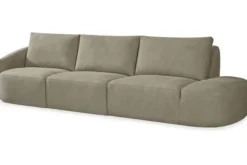 Elementen Banken|Ronde Banken- Bankstel Taupe Rocca