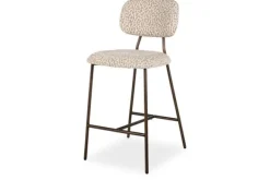 Barkrukken-Richmond Interiors Barkruk 214159 Beige Leopard Xenia