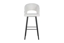 Barkrukken-Richmond Interiors Barkruk 211073 White Bouclé  Savoy