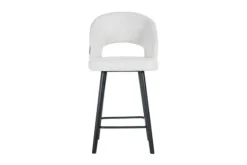 Best Barkruk 211072 White Bouclé Savoy Barkrukken