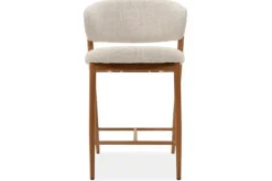 Barkrukken-Studio Japandi Barkruk Beige Naturel Asento