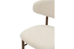 Online Barkruk Beige Walnut Kumo Barkrukken