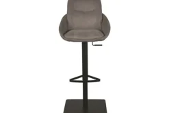 Barkrukken-Label51 Barkruk Taupe Micro Suede DX-74.009 Beauty