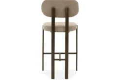 Barkrukken-Kaizen Design Barkruk Wave Beige - Anodic Brown Rivano