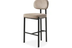 Barkrukken-Kaizen Design Barkruk Wave Beige - Black Rivano