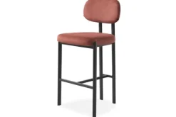 Barkruk Wave Burned Orange - Black Rivano Barkrukken