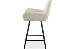 Hot Barstoel 212407 Beige Chenille Linsey Barkrukken