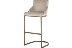 Outlet Barstoel 211184 Khaki Velvet Bolton Barkrukken