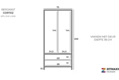 Sale Bergkast Cortez Opbergkasten