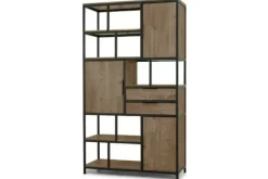 Opbergkasten|Vakkenkasten-Lamulux Bergkast Iroko - Bombay Bruin