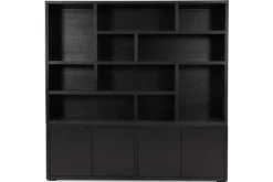 Opbergkasten|Vakkenkasten-Castiq Bergkast zwart Velori