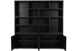 Opbergkasten|Vakkenkasten-Castiq Bergkast zwart Velori