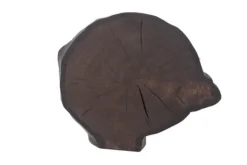 Bijzettafels|Salontafels-Country Style Bijzettafel Ruw Zwart