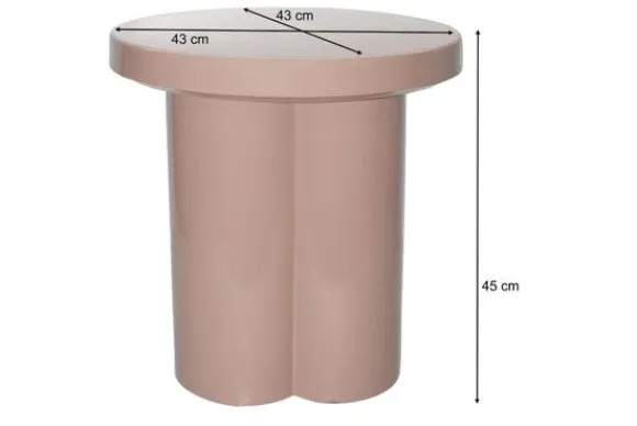 Bijzettafels-Livingfurn Bijzettafel Vintage Pink Noa