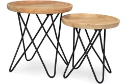 Bijzettafels|Salontafels-Good & Chic Bijzettafelset Ferry
