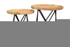 Bijzettafels|Salontafels-Good & Chic Bijzettafelset Ferry