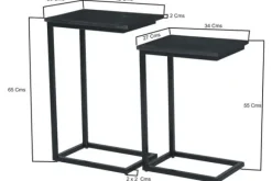 Discount Bijzettafelset Jordy Bijzettafels