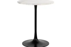 New Bistrotafel 211926 wit rond Carlten Eettafels