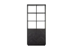 Vakkenkasten|Boekenkasten-Richmond Interiors Boekenkast 210708 Blackbone Brass