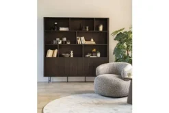 Boekenkasten-Eleonora Meubelen Boekenkast Bruin 96122 Remi