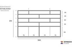 Boekenkast Established Boekenkasten