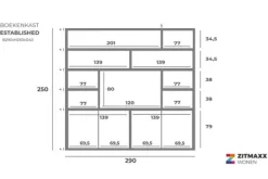 Online Boekenkast Established Vakkenkasten