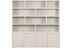 Sale Boekenkast greige Velori Vakkenkasten|Boekenkasten