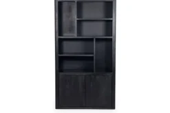 Clearance Boekenkast Zwart Tenna Boekenkasten