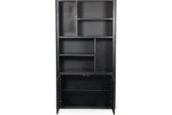 Clearance Boekenkast Zwart Tenna Boekenkasten