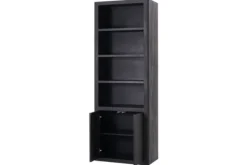 Boekenkasten-Tower Living Boekenkast Zwart Tenna