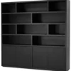 Best Boekenkast zwart Velori Vakkenkasten|Boekenkasten