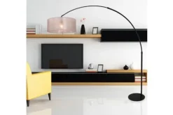 Discount Booglamp 9833ZW Stresa Vloerlampen