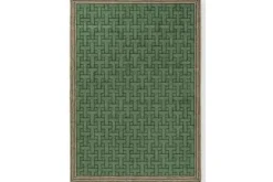 Sale Buitenkleed TB T Monogram Jade Green 455807 Outdoor | Tuinartikelen
