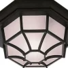 Tuinartikelen-Searchlight Buitenlamp 2942BK Vermont Flush