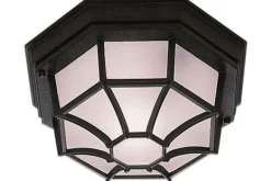 Tuinartikelen-Searchlight Buitenlamp 2942BK Vermont Flush