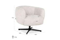 Hot Draaifauteuil 211807 Draaifauteuils