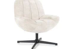 Ronde Fauteuils|Draaifauteuils-By-Boo Draaifauteuil - beige | 230313 Derby